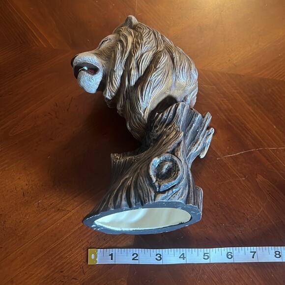 Driftwood Lion Ceramic Bisque Handpainted Statue Doc Holliday Collection - Picture 7 of 7